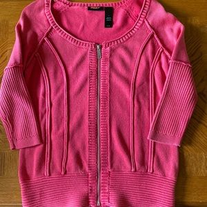 DKNY full zip sweater